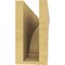Ekena Millwork 4"W x 24"D x 8"H Thin Helena Rough Cedar Woodgrain TimberThane Corbel, Primed Tan CORUR04X24X08HELRCPR - alternate 5